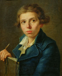 Portrait of Jacques-Louis David as a Youth von Joseph-Marie, the Elder Vien