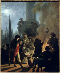 Revolutionary Scene: A Bivouac by Nicolas Antoine Taunay