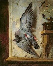 The Woodpigeon, c.1857 von Eugene Deveria