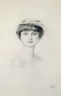 Portrait of Anna de Noailles by Paul Cesar Helleu