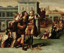 Augustus and the Tiburtine Sibyl by Netherlandish School