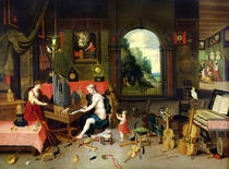 Allegory of Hearing von Jan van & Balen, Hendrik van Kessel