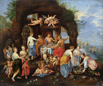The Feast of the Gods by Jan van & Balen, Hendrik van Kessel