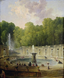 Washerwomen in a Park von Hubert Robert