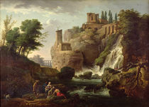 The Falls of Tivoli by Claude Joseph Vernet