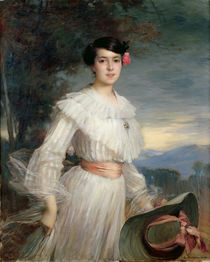 Portrait of Madeleine Reclus by Ernest Bordes