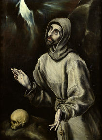 St. Francis of Assisi Receiving the Stigmata von El Greco