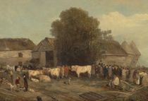 The Farm Sale, 1820 von Richard Barrett Davis