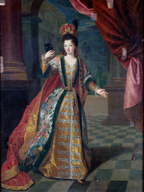 Portrait of a Woman in a Ball Gown by Pierre Gobert
