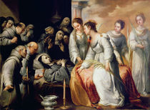 The Death of St. Clare von Bartolome Esteban Murillo