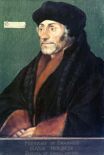 Erasmus of Rotterdam by Hans Holbein the Younger