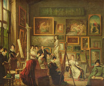 The Artist's Studio, 1833 von Amelie Legrand de Saint-Aubin