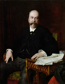 Portrait of Henri Meilhac by Jules Elie Delaunay