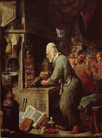The Alchemist von David the Younger Teniers