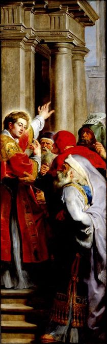 St. Stephen Preaching, from the Triptych of St. Stephen by Peter Paul Rubens