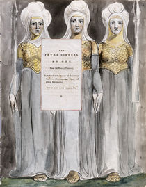 The Fatal Sisters, design 67 from 'The Poems of Thomas Gray' von William Blake