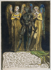 'Now comes the night...' plate 7 from 'Europe. A Prophecy' by William Blake