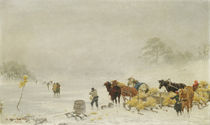 Sledges on the Ice, 1873 by Arthur Nikutowski