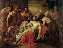 The Death of Epaminondas von Louis Gallait