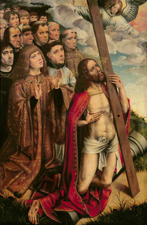 Christ the Mediator with Philip the Handsome and his Entourage von Colijn de Coter