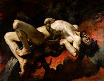 Ixion Thrown into Hades, 1876 von Jules Elie Delaunay