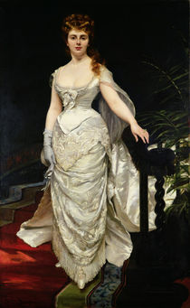 Portrait of Mademoiselle X von Charles Emile Auguste Carolus-Duran