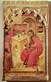 St. Luke Operating on a Man's Head by Spanish School