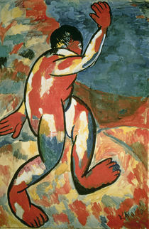 A Bather, 1911 von Kazimir Severinovich Malevich
