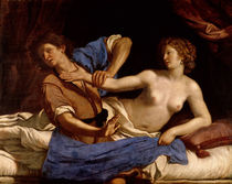 Joseph and the Wife of Potiphar by Guercino