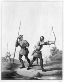 Free archers during the reign of Louis XI by French School