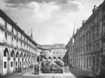 View of the Men's Yard at the Conciergerie Prison von Collard
