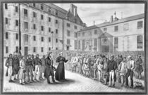 Ceremony before the departure of the convicts von Gabriel Cloquemin