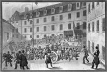 Arrival of the convicts at Bicetre von Gabriel Cloquemin
