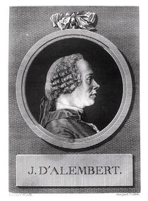 Jean le Rond d'Alembert von Charles Nicolas II Cochin
