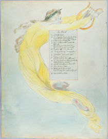 'The Bard', design 52 from 'The Poems of Thomas Gray' by William Blake