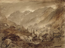 Mountain Landscape, Macugnaga von John Ruskin