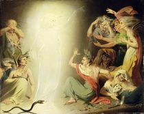 The Ghost of Clytemnestra Awakening the Furies by John Downman