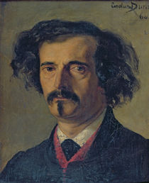 Portrait of Jules Barbey d'Aurevilly 1860 von Charles Emile Auguste Carolus-Duran