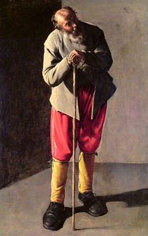 Old Man, c.1618-19 von Georges de la Tour