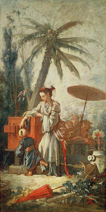 Chinese Curiosity, study for a tapestry cartoon by Francois Boucher