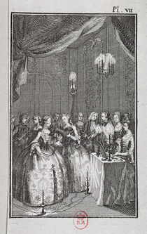 Reception of Ladies at the Lodge of Mopses von French School