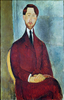 Leopold Zborowski, 1917 by Amedeo Modigliani