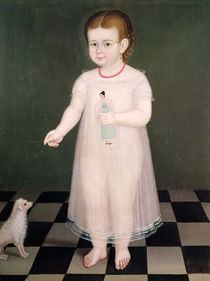Young Girl with a Doll, 1838 von Jose Maria Estrada
