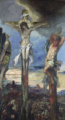 Christ between the Two Thieves von Gustave Moreau