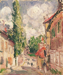Road in a Village von Alfred Sisley