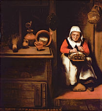 The Lacemaker von Nicolaes Maes