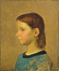 Louise Millet, c.1863 von Jean-Francois Millet