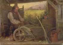 The Old Gardener, 1863 by Briton Riviere