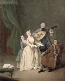 The Family Concert, c.1750 von Pietro Longhi