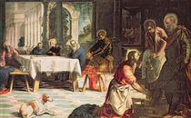 Christ Washing the Feet of the Disciples by Jacopo Robusti Tintoretto